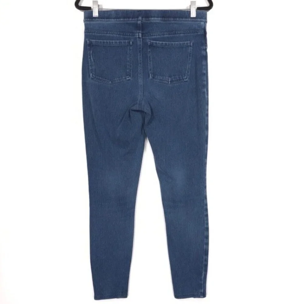SPANX Jean-ish Ankle Leggings Women's LARGE Stretch Pull-On Pants 20018R‎